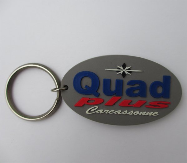 2D Soft PVC Keyring 1 Side 