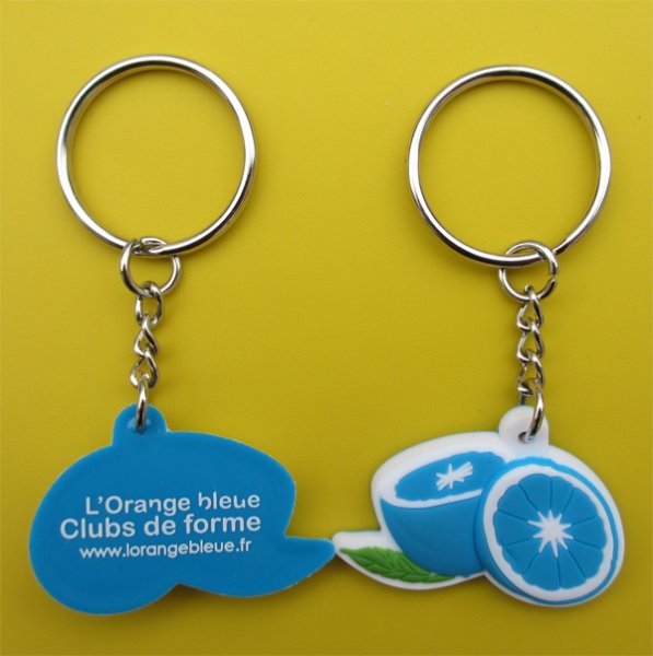 3D Soft PVC Keyring 1 Side