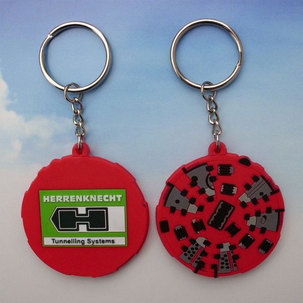 2D Soft PVC Keyring 2 Sides
