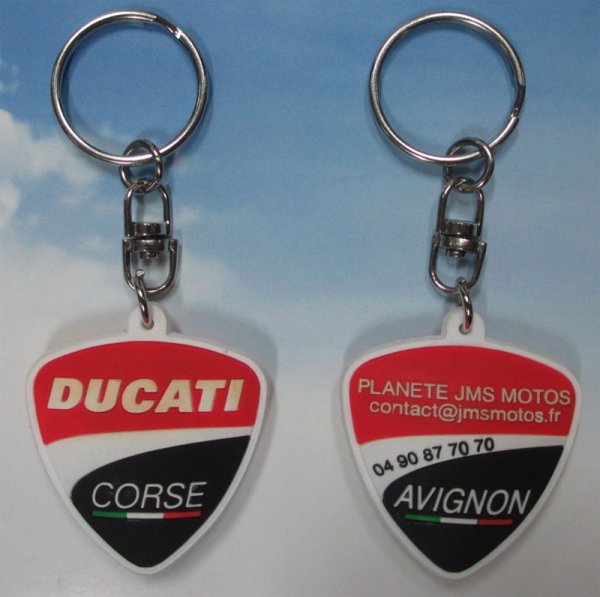 3D Soft PVC Keyring 2 Sides