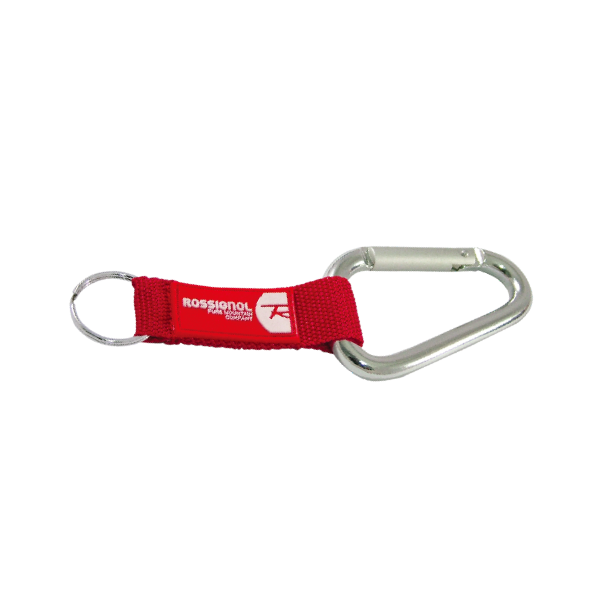Karabiner with PVC Label