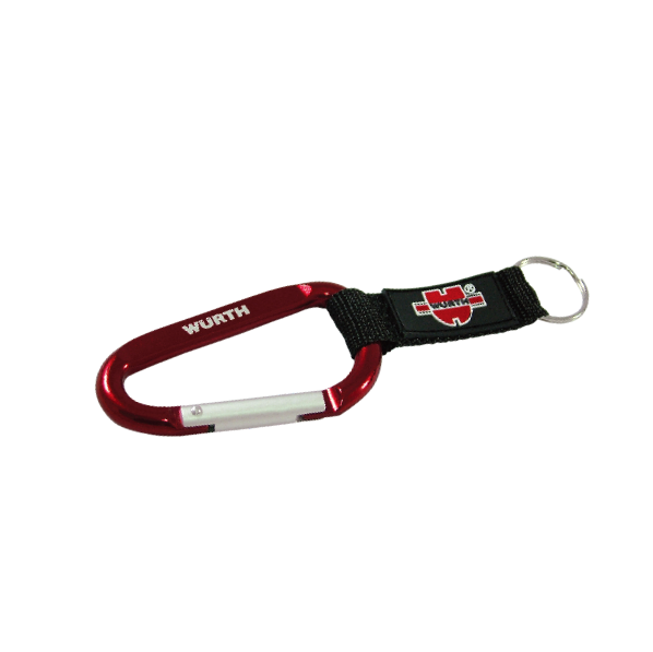 Karabiner with PVC Label