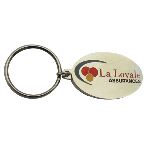 Zamac Keyring in Hard Enamel