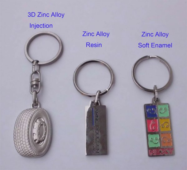 Zamac 3D Keyring