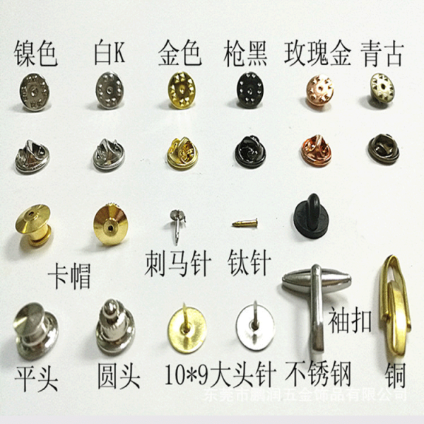 Brass Pin in 3 different technologies