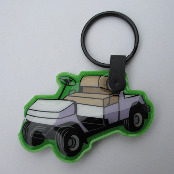Silk Printing LED Keyring